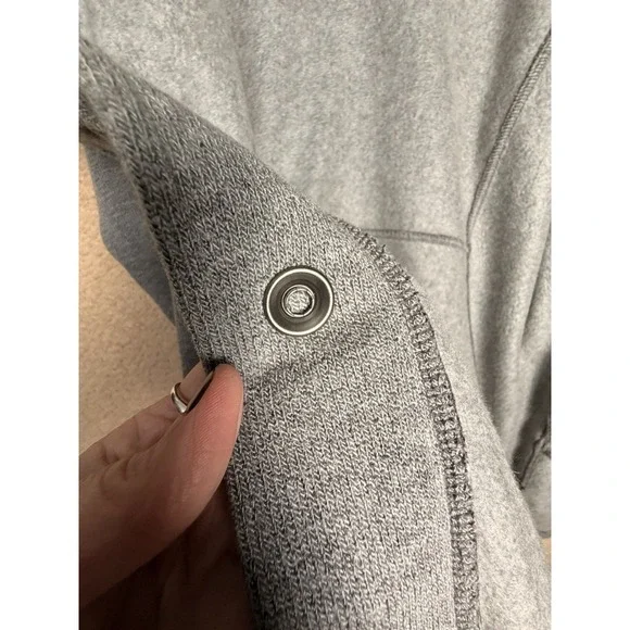 KÜHL Spyrit Hooded Gray Fleece Snap Jacket Women's L Outdoor Pockets - Picture 16 of 16